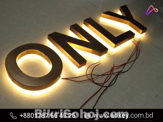 LED Sign BD Acrylic Top Letter LED Module Light in BD